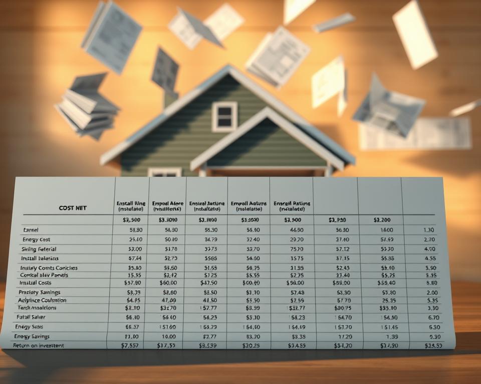 cost analysis of insulating siding